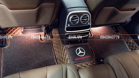 Thảm lót sàn 5D 6D Mercedes S400 giá gốc tận xưởng, bảo hành trọn đời